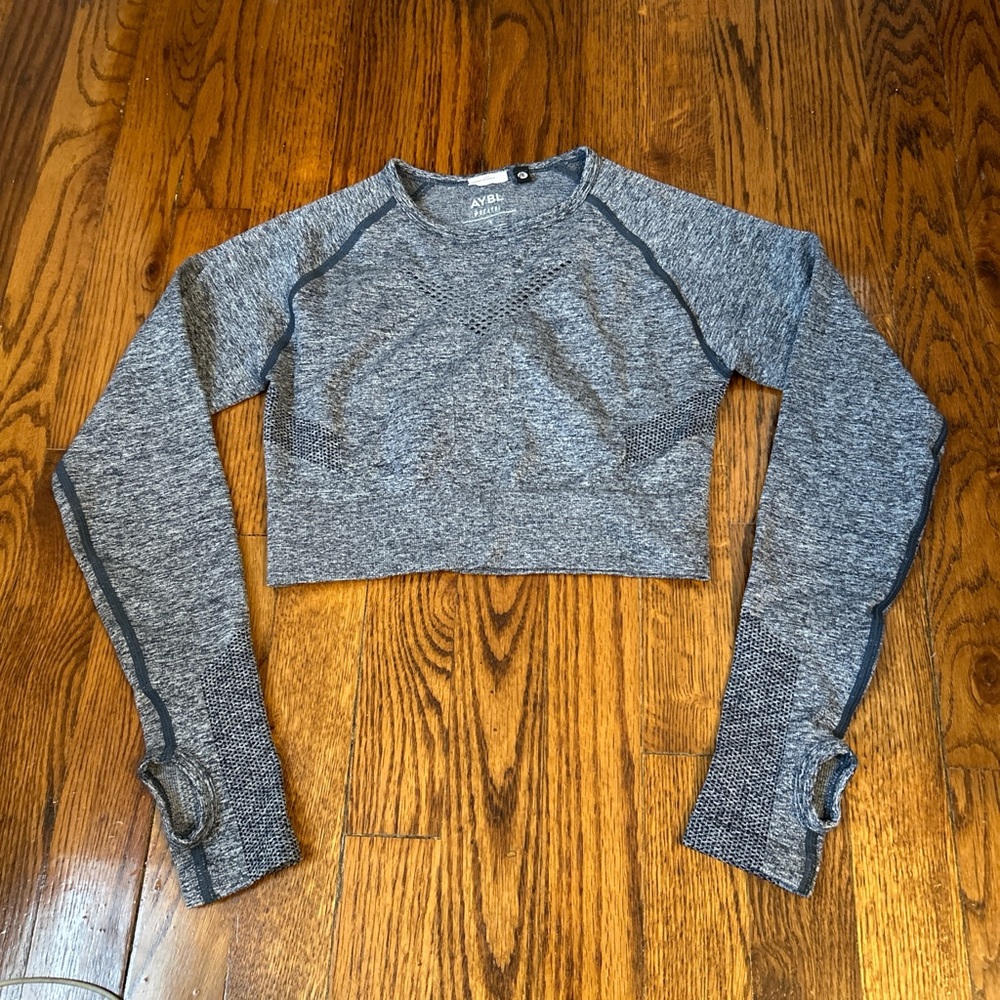 long sleeve workout top
